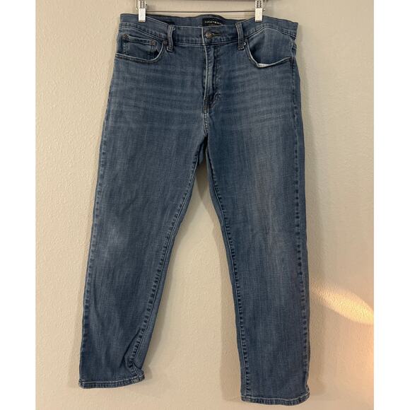 Lucky Brand Men's 221 Straight Jeans 36/30 Blue - Picture 3 of 5